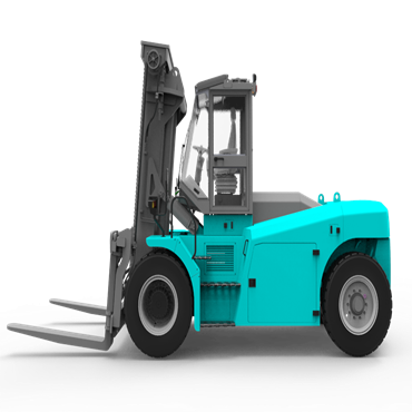 A side view of FB160 forklift truck