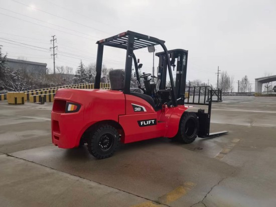 diesel dual wheel forklift truck