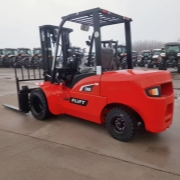 high stability forklift with dual front wheels