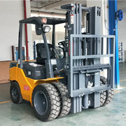 3.5 ton diesel forklift truck with double front tires