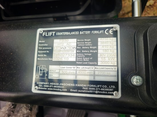 forklift lithium battery price