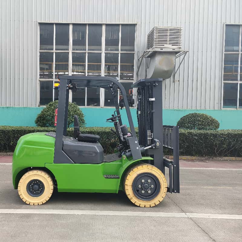 lithium powered forklift