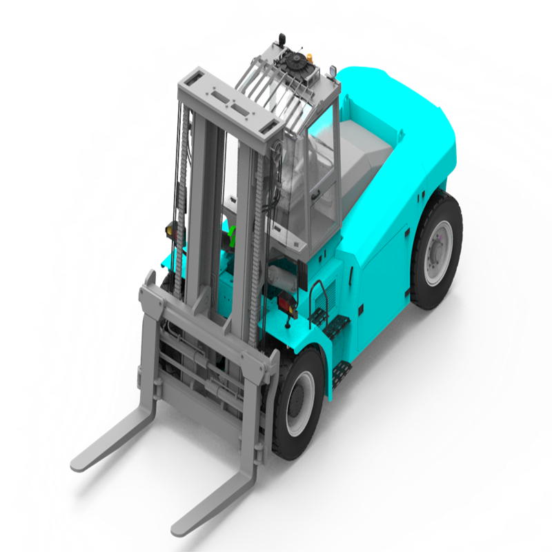 Aerial view of FB160 forklift truck