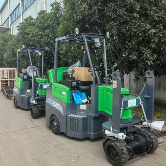 narrow aisle articulated forklift