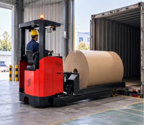 pallet truck for paper mill