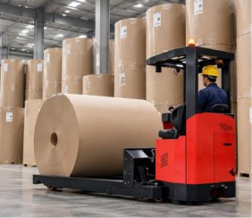 paper roll handling truck
