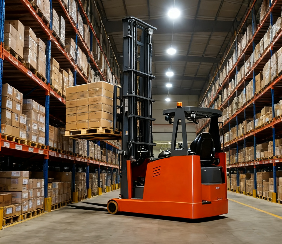 electric reach truck forklift