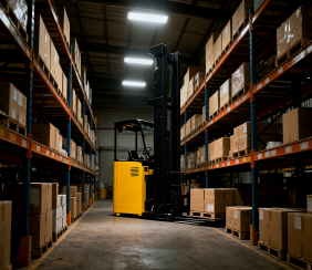 reach lift truck