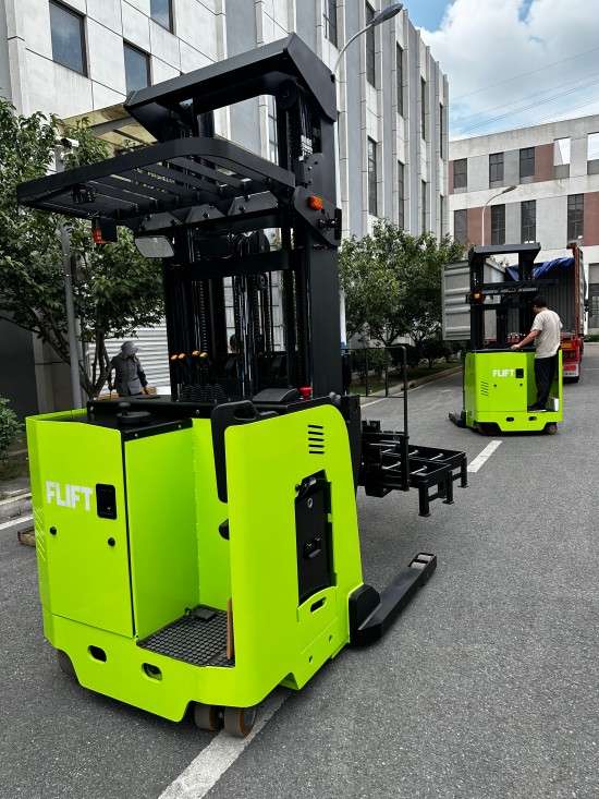 double deep reach forklift