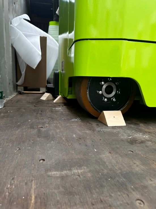 high reach double deep forklift