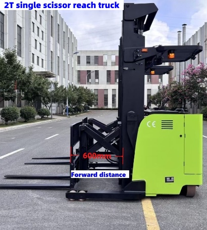 narrow aisle reach truck