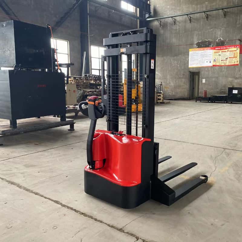 Walkie straddle stacker price 