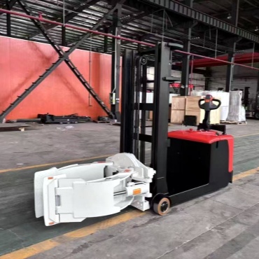 Electric Stacker with Paper Roll Clamp