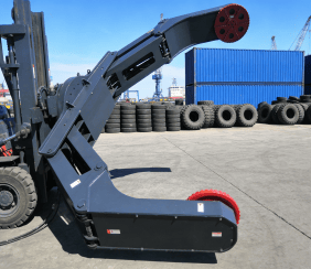 multiple tire handling clamp