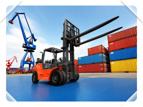 gas powered forklift