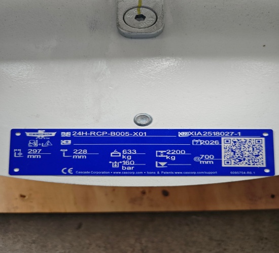 Paper Roll Clamp Matched with 3&ndash;3.5 Ton Forklifts