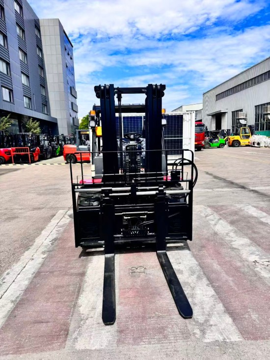 construction site forklift