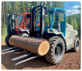 4 wheel drive forklift for sale