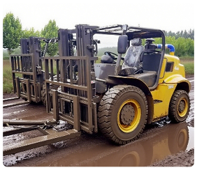 4 ton off road forklift truck