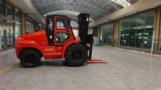 off terrain forklift