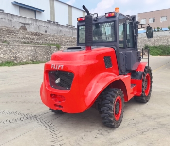 5t rough terrain forklift with cab