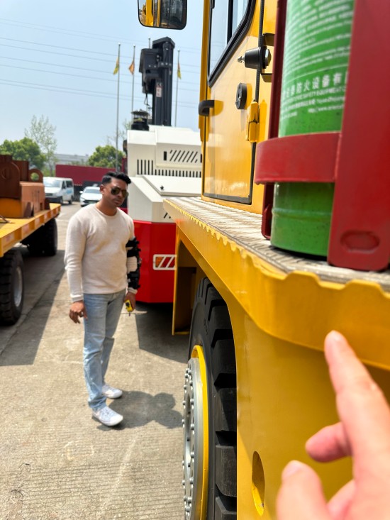 buy side loader forklift for pipe pile factory