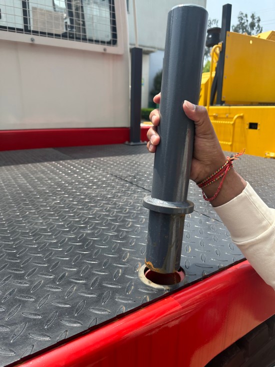 diesel side loader forklift for prestressed concrete pipe piles