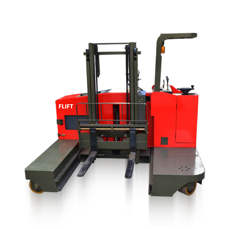 electric side loading forklift truck