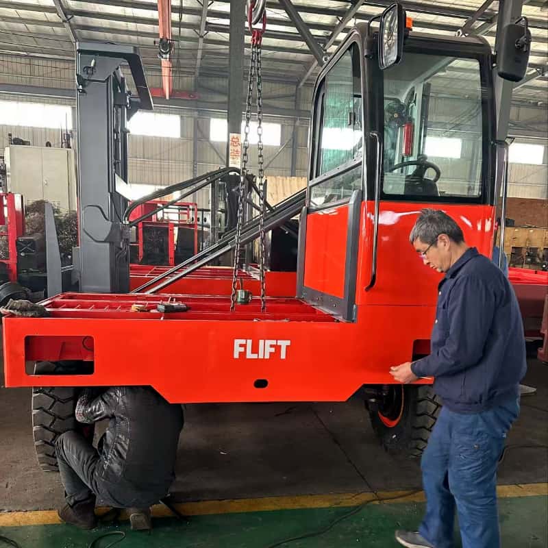 Electric Side Loading Forklift Truck 