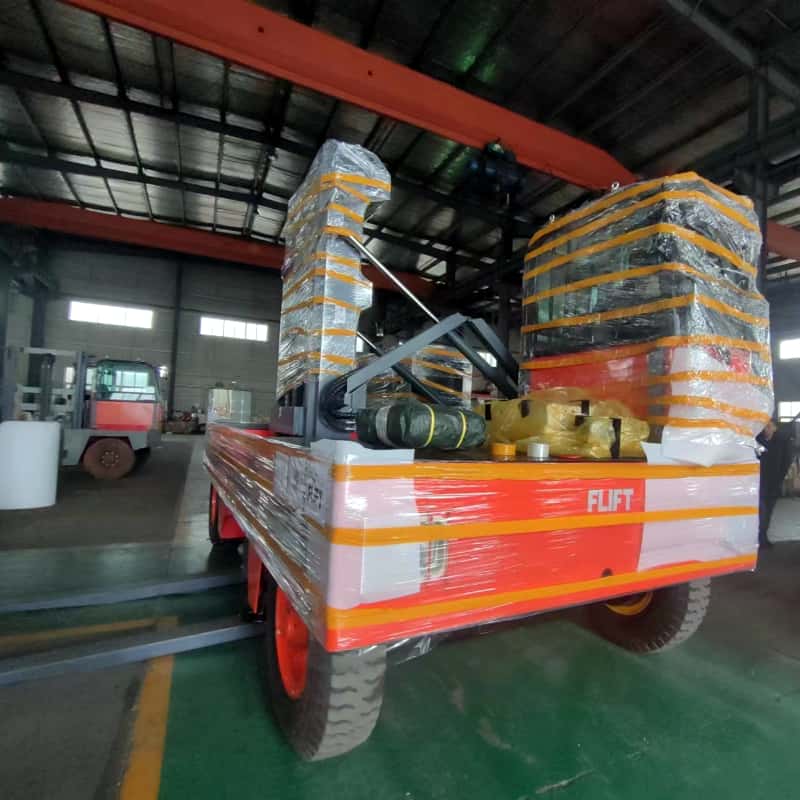 side loading forklift trucks