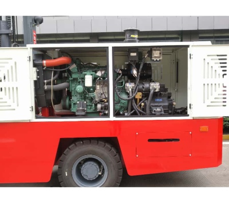 7t side loader forklift