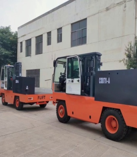 side load forklift electric