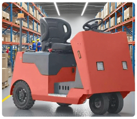 compact electric tow tractor