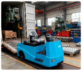 electric baggage tractor